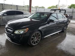 Salvage cars for sale from Copart Homestead, FL: 2016 Mercedes-Benz E 63 AMG-S