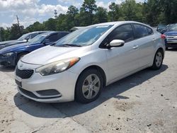 Salvage cars for sale from Copart Savannah, GA: 2015 KIA Forte LX