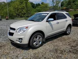 Salvage cars for sale from Copart West Mifflin, PA: 2013 Chevrolet Equinox LTZ