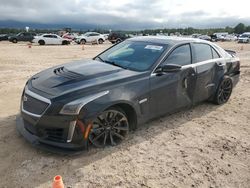 Salvage cars for sale at Houston, TX auction: 2018 Cadillac CTS-V