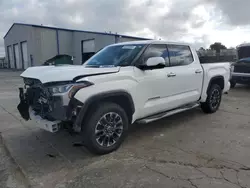 Salvage cars for sale from Copart Tulsa, OK: 2023 Toyota Tundra Crewmax Limited