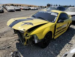 Salvage cars for sale at Martinez, CA auction: 2002 Ford Mustang