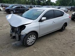 Salvage cars for sale at Hampton, VA auction: 2018 Nissan Versa S