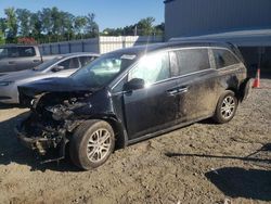 Salvage cars for sale at Spartanburg, SC auction: 2012 Honda Odyssey EXL