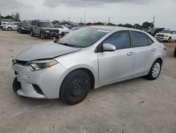 Salvage cars for sale from Copart Homestead, FL: 2015 Toyota Corolla L