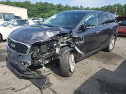 Salvage cars for sale at Exeter, RI auction: 2019 KIA Sorento LX