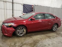 Salvage cars for sale at Avon, MN auction: 2017 Toyota Camry LE