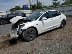 Salvage cars for sale at Hillsborough, NJ auction: 2021 Tesla Model 3