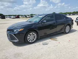 Salvage cars for sale at San Antonio, TX auction: 2024 Toyota Camry LE