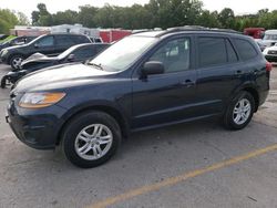 Salvage cars for sale at Sikeston, MO auction: 2011 Hyundai Santa FE GLS