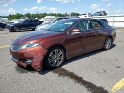 Carros salvage a la venta en subasta: 2015 Lincoln MKZ