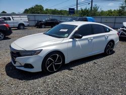 Salvage cars for sale at Hillsborough, NJ auction: 2022 Honda Accord Sport SE