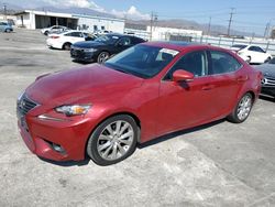 Salvage cars for sale at Sun Valley, CA auction: 2015 Lexus IS 250