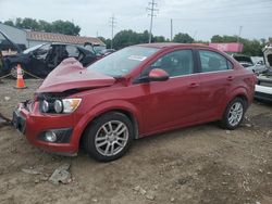 Salvage cars for sale at Columbus, OH auction: 2012 Chevrolet Sonic LT