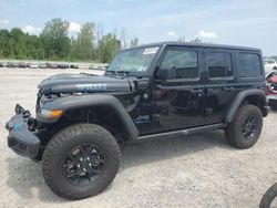 Salvage cars for sale at Leroy, NY auction: 2024 Jeep Wrangler 4XE