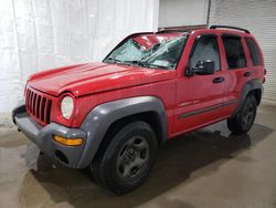 Jeep salvage cars for sale: 2003 Jeep Liberty Sport