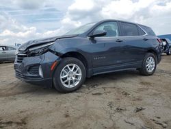 Salvage cars for sale at Woodhaven, MI auction: 2022 Chevrolet Equinox LT