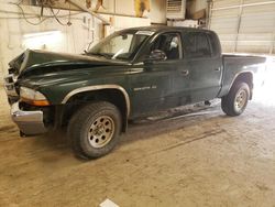 Salvage trucks for sale at Casper, WY auction: 2001 Dodge Dakota Quattro