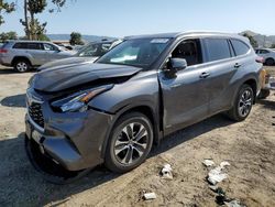 Salvage cars for sale at San Martin, CA auction: 2020 Toyota Highlander Hybrid XLE