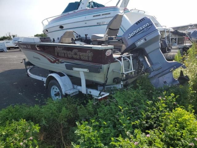 2000 Mirro Craft Boat With Trailer