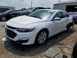 Salvage cars for sale from Copart Chicago Heights, IL: 2022 Chevrolet Malibu LT