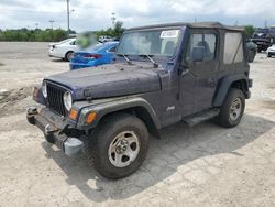 Salvage cars for sale from Copart Indianapolis, IN: 1998 Jeep Wrangler / TJ SE