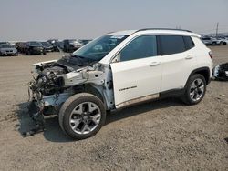 Jeep salvage cars for sale: 2021 Jeep Compass Limited