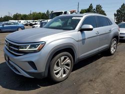 Salvage cars for sale from Copart Denver, CO: 2020 Volkswagen Atlas Cross Sport SEL