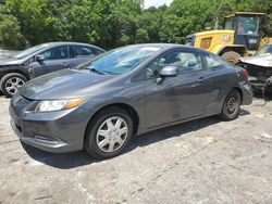 Salvage cars for sale at Austell, GA auction: 2012 Honda Civic LX