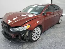 Salvage cars for sale at Wilmer, TX auction: 2014 Ford Fusion Titanium