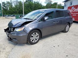 Salvage cars for sale at Candia, NH auction: 2015 Honda Odyssey EXL