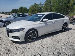 Salvage cars for sale at Houston, TX auction: 2018 Honda Accord Sport