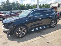 Salvage cars for sale at Eldridge, IA auction: 2019 Acura MDX Sport Hybrid Technology