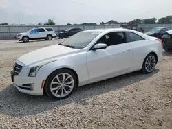 Salvage cars for sale at Kansas City, KS auction: 2015 Cadillac ATS Luxury