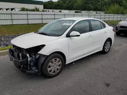 Salvage cars for sale at Assonet, MA auction: 2021 KIA Rio LX