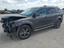 Salvage cars for sale at San Antonio, TX auction: 2016 Dodge Journey Crossroad