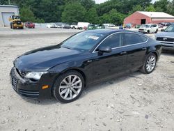 Salvage cars for sale at Mendon, MA auction: 2013 Audi A7 Premium Plus