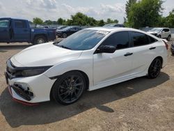 Salvage cars for sale from Copart Ontario Auction, ON: 2018 Honda Civic SI