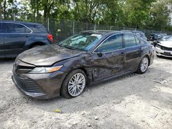 Carros salvage sin ofertas aún a la venta en subasta: 2018 Toyota Camry L