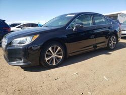 Salvage cars for sale at Brighton, CO auction: 2017 Subaru Legacy 2.5I Limited