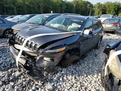 Salvage cars for sale from Copart Ebensburg, PA: 2017 Jeep Cherokee Latitude