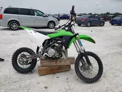 Salvage motorcycles for sale at Arcadia, FL auction: 2018 Kawasaki KX85 C