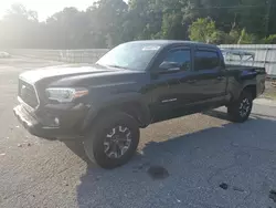 Salvage cars for sale at Savannah, GA auction: 2018 Toyota Tacoma Double Cab