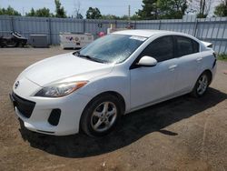 Salvage cars for sale at Bowmanville, ON auction: 2012 Mazda 3 I