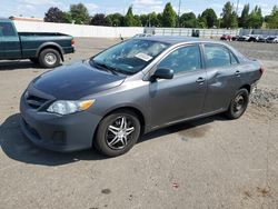 Salvage cars for sale at Portland, OR auction: 2011 Toyota Corolla Base