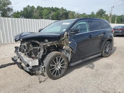 Salvage cars for sale at Greenwell Springs, LA auction: 2018 Toyota Highlander SE