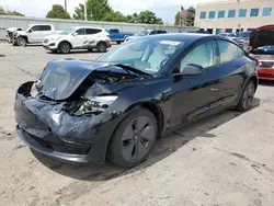 Tesla Model 3 salvage cars for sale: 2021 Tesla Model 3