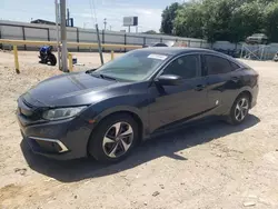 Salvage cars for sale at Oklahoma City, OK auction: 2019 Honda Civic LX