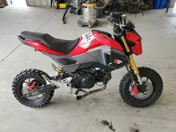 Salvage cars for sale from Copart Sikeston, MO: 2017 Honda Grom 125