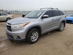 Toyota Highlander Vehiculos salvage en venta: 2016 Toyota Highlander LE